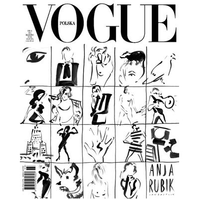 Anja Rubik for Vogue Poland