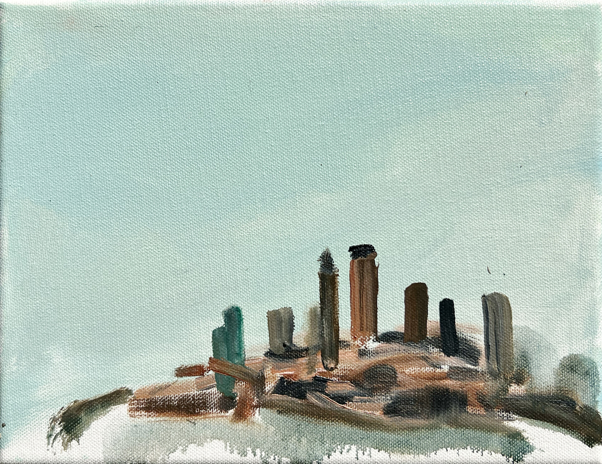 San Gimignano oil on canvas 35 x 27 cm, 2022